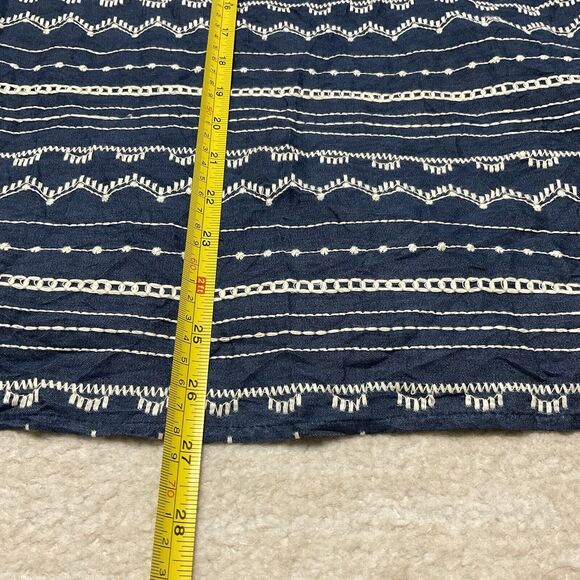 Parker Womens Dress Size XS Katrina Blue Chambray One Shoulder Ruffle - Picture 7 of 8